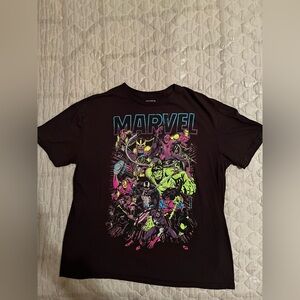 MARVEL~BLACK SUPER HERO TEE~LG